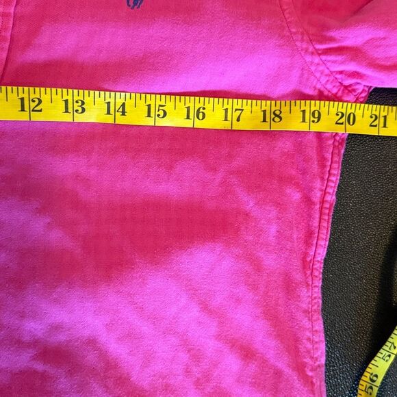 Ralph Lauren Hot Pink Long Sleeve button down Shirt double fabric size small - Picture 7 of 9